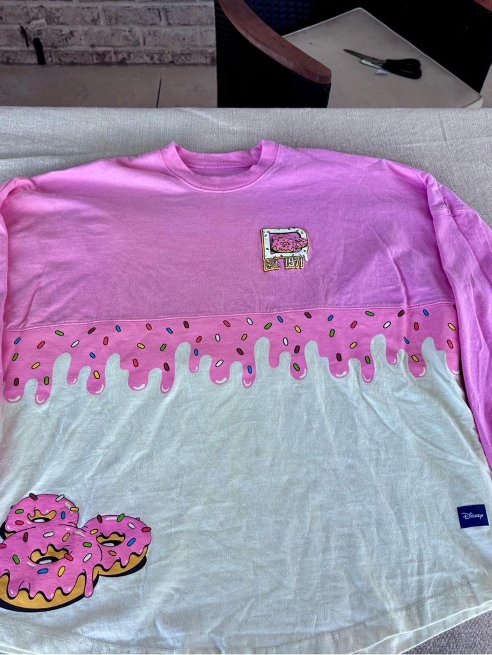 Mickey Mouse Donut Spirit Jersey for Adults Disney Eats Disney world Medium pink - Picture 3 of 8
